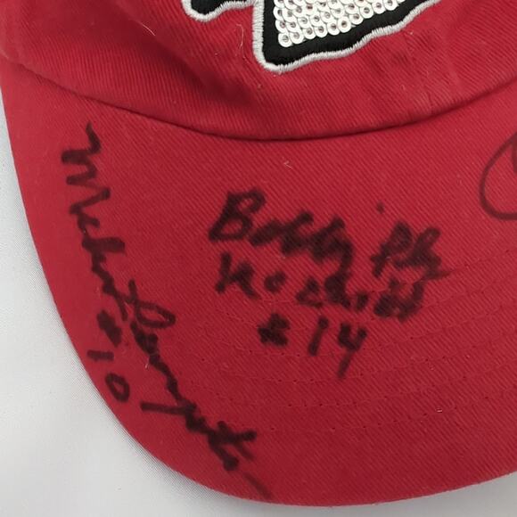 Kansas City Chiefs Womens Ballcap Hat Signed Autograph Sequin Red Football NFL‎ main image 4